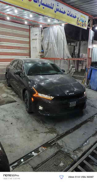 سلام عليكم كيا  k5 جيتي لاين 
الموديل 2024 
 المحرك 1600 تيربو 
بصمة وتشغيل عن بعد 
تدفئة مقاعد 
شاشة كبيرة 
معقد السائق كهرباء 
راداد مامي وجانبي 
لايت 3عدسة  لد 
بك لايت لد 
الممشى43.000 km 
 حادث خلفي جاملغ خلفي يمين وجنطة  
بجم كبس  ممفتوح بيه برغي السيارة رقم فحص منفيس باسمي 
دخول جديد  السيارة السعر  168 بيه مجال بسيط وسعرها جدا مناسب  ***********   متوفر نت 24  ساعة  مكاني بغداد حي الإعلام
