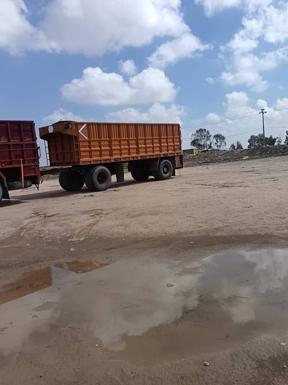 سلام عليكم للبيع مقطوره الاماني  جديده تخم تاير طول سبعه ونص7/50للستفسار/***********)(👍***********
