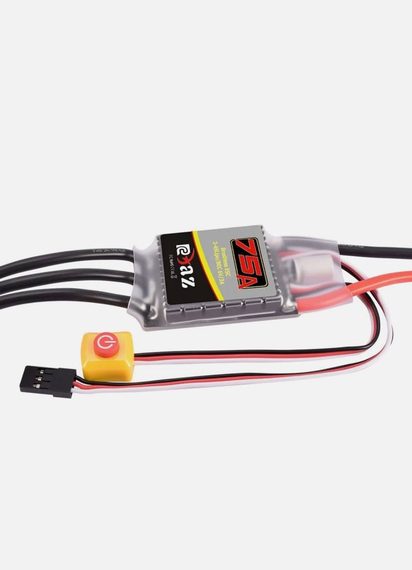 وحدة تحكم إلكترونية في السرعة (ESC) بدون فرش (Brushless) بقدرة 75 أمبير، مصممة لسيارات وشاحنات التحكم عن بعد (RC). [1, 2]
وحدة تحكم إلكترونية في السرعة (ESC) بدون فرش (Brushless) بقدرة 75 أمبير، مصممة لسيارات وشاحنات التحكم عن بعد (RC)
.إليك التفاصيل الفنية لهذا المتحكم
:التوافق: مناسب لسيارات الطرق الوعرة، سيارات السياحة، والشاحنات بمقياس 1:10 و 1:8
.نوع البطارية: يدعم بطاريات LiPo بجهد 2S إلى 4S
.المميزات: يحتوي على نظام BEC مدمج بقدرة 6 فولت/3 أمبير لتشغيل المكونات الإلكترونية
.... السعر 30 الف...


**إذا كنت صاحب هذا الإعلان وتريد حذفه لأي سبب، رجاءا أرسل رسالة إلى الدعم الفني**