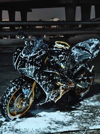 دراجه كاوسكي للبيع  الدراجه ايشي ما ناقصه كلشي شغال بيه الدراجه جديده ...