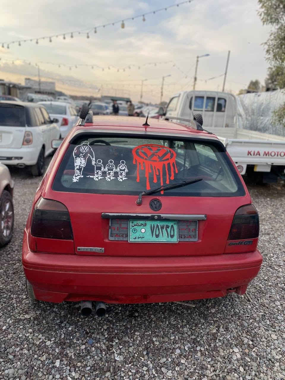 گۆلف فۆکس واکن مۆدیل1995
گێڕ و مەکینە بەشەرت
ناو و دەرەوەی وەک یەک جوانە
سعر//20وەرەقە تۆزێک مەجال
شوێن// هەولیر
***********واتساپ ڤایبرموجود أربيل, العراق
