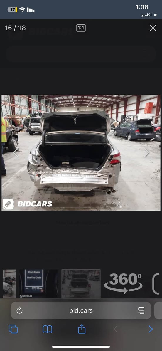 السلام عليكم
للبيع كامري 2022 SEوارد أمريكي
لون سلفر مميز
داخل أحمر
ماشية 91 ميل
رادار وتحديد مسار 
كامرة
رقم صلاح الدين مميز ب أسمي 
ضررالسيارة جنطة تعديل بارد 
صور الضرر مرفقة 
بدون ايرباك 
بچم كبس
السعر235 وبيها مجال 
مكان السيارة صلاح الدين قضاء العلم 
للتواصل الاتصال بالرقم ***********
