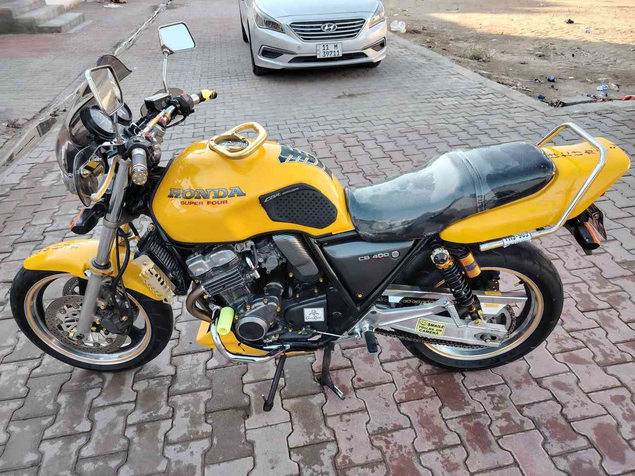 ياألله
هوندا سي بي فور 400 جيل اول جديددده حيييل كفاله عامه كلهة بلادي 16 ولف كير ومحرك ونشاط فووول 3 بطناش مال رمبه  السعر 18 ويرهم مراوس شعندك كلشي وسعره
متواجد ع الخاص...
الاستفسار... ***********
السكن. رمادي حي التأميم
