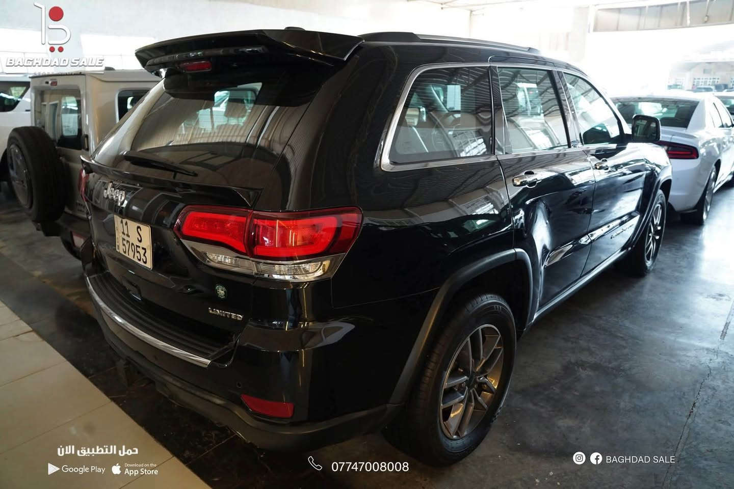 🚗 للبيع 

Jeep Grand Cherokee Limited 2020 –

جيب جراند شيروكي ليمتد 2020 – 

🌍 المدينة - بغداد – البياع 

•   🛣️  المسافة المقطوعة    -   60  الف كلم 

------------------------------------------------------------ 
💰 السعر:        لمعرفة السعر   اتصل على الارقام
***********
***********

وسوف يتم الرد على الخاص برسالة بالسعر ورقم البائع 

✅ المواصفات :

▪️ الموديل: 2020
▪️ الفئة: Limited
▪️ محرك 6 سلندر سعة 3.6 لتر – اقتصادي وعزم ممتاز
▪️ ناقل حركة أوتوماتيكي
▪️ نظام دفع رباعي (4x4)
▪️ ماشية فقط 60,000 كم
▪️ جنوط قياس 20 إنج
🔸 الحالة:
▪️ صبغ خارجي فقط: بنيد وجزء من الجاملغ – بدون دخول
▪️ الشاصي والإيرباغات سليمة 100%
▪️ استخدام ناعم
▪️ داخلية نظيفة جداً
▪️ السيارة خالية من أي مشاكل ميكانيكية أو كهربائية
🔸 المواصفات الإضافية:
▪️ فتحة سقف
▪️ مقاعد جلد كهربائية
▪️ تسخين وتبريد للمقاعد
▪️ شاشة لمس وسطية
▪️ نظام ملاحة
▪️ كاميرا خلفية
▪️ بصمة تشغيل ودخول ذكي
▪️ بلوتوث / USB / AUX
▪️ حساسات أمامية وخلفية
▪️ نظام قيادة متعدد الوضعيات
▪️ إنارة LED – داخلية وخارجية

#للبيع #سيارات_للبيع #سيارات #بغداد_سيل Colombo, Sri Lanka
