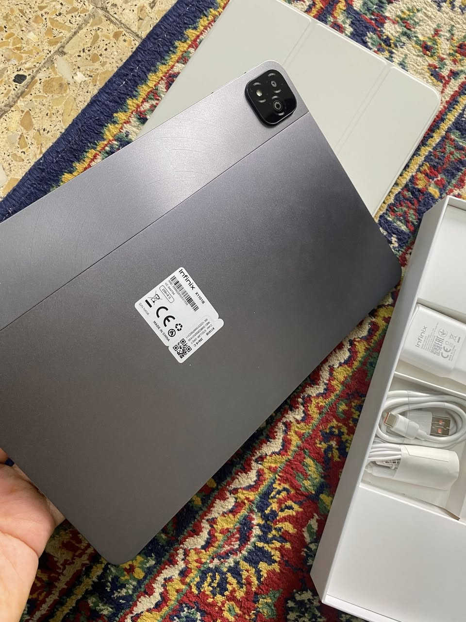 السلام عليكم
للبيع تاب انفنكس XPad بذاكرة 256GB 

يدعم سيم كارت اثنين ويدعم الذكاء الاصطناعي 

الجهاز نضيف ما مستخدم نهائيًا ويجي بكارتونتة وكامل ملحقاته وياه والكم حق الفحص 

التوصيل داخل النصر مجاني 

السعر 325 وبي مجال 

للتواصل واتساب 

***********
