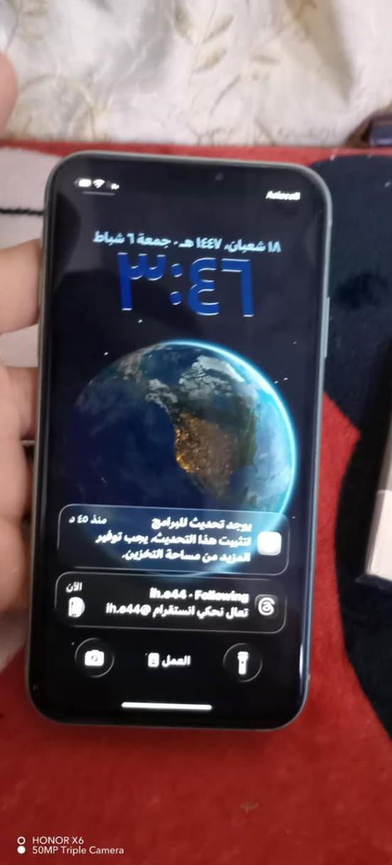 سلام عليم
آيفون 11

شرط الجهاز نضيف ومامفتوح 

سعر خاص

شاشه ثلث نضامات


**إذا كنت صاحب هذا الإعلان وتريد حذفه لأي سبب، رجاءا أرسل رسالة إلى الدعم الفني**