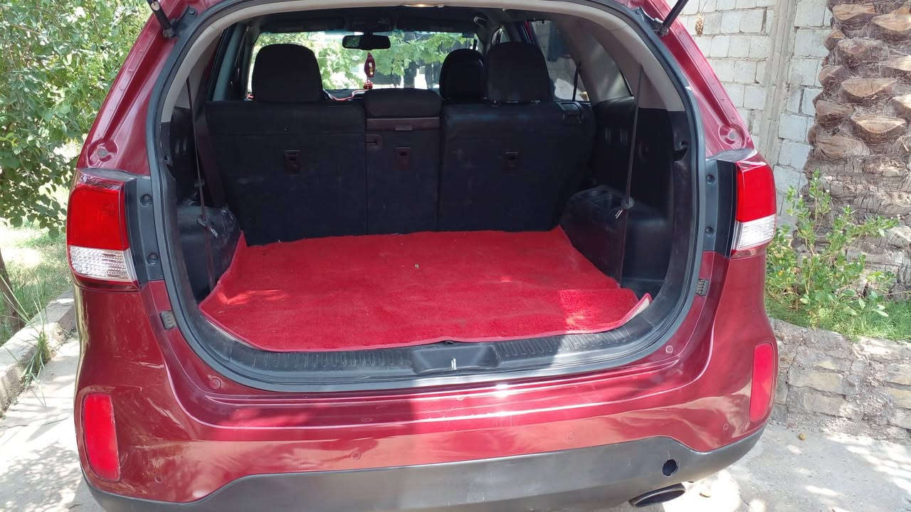 بسم الله الرحمن الرحيم  سورنتو امريكي ٤سلندر ٧راكب موديل ٢٠١٤ رقم نكليزي لون ماروني تحكم ستيرن  تبريد شغال سياره خير من الله حساس خلفي شاشه سونار موجود مانع انزلاق تدفأء كشنات اشاير بالمري تدفئه بالكشن نظام اقتصادي ماشيه ١٣٠ الف سعر ١٥٠ بيهه مجال حك الجيه الطيبين بيهه صبغ دعاميات بنيد فقط سونار موجود مكانها طويريج ت ***********ابو علي او مراوس سوناتا ١٧
