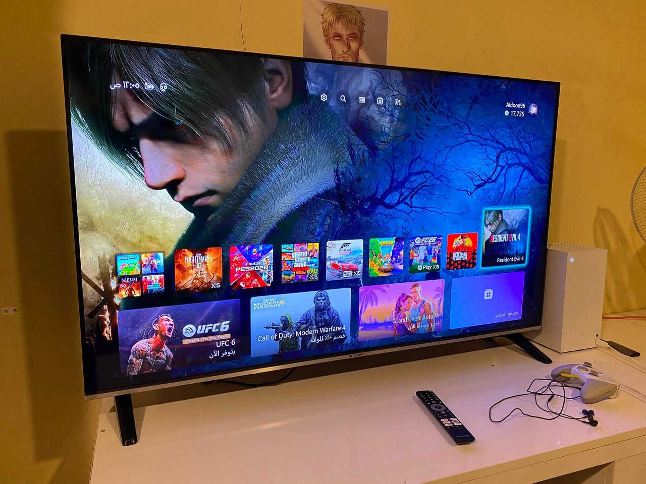 شاشة SHINON 4k 60hz حجم 55 تحتوي على Google TV وتحتوي HDR10 ودولبي فجن
جمال صورتها موضحه بالصور
الشاشه نظيفه زلغ ما بيها 
سعرها 385 سعر نهائي 
مكاني الديوانية حي الجامعة


**إذا كنت صاحب هذا الإعلان وتريد حذفه لأي سبب، رجاءا أرسل رسالة إلى الدعم الفني**