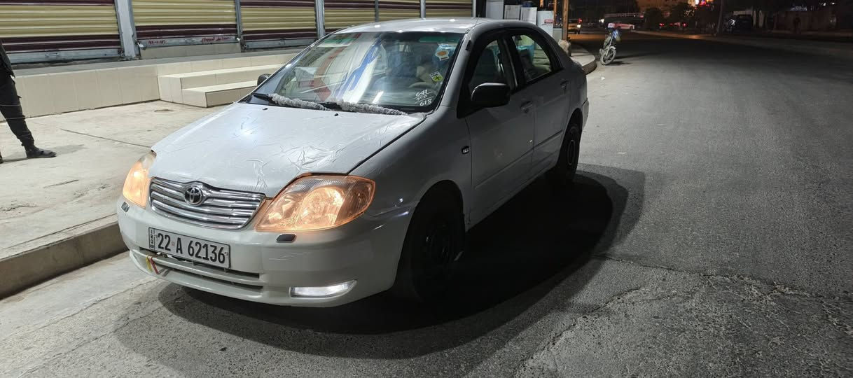 كورلا
للبيع كورلا بيكاتشو      موديل 2002 
رقم اربيل جديد   سنوية 2031   هزة وفحص جديد تحويل ثاني يوم 
وارد خليجي.   بيه   قطعتين صبغ فقط بدون دواخل   

محرك 1800.    كير،،.    محرك   //.  
صدر،،،.   امامي   //.   خلفي    تبريد ثلاجه    
جاهزه من كلشي 

مكاني،،،،.  الانبار  الرمادي 
رقم الهاتف ،،.  ***********  .📲

السعر ، 74 ،$. وبيه مجال للطيبين
