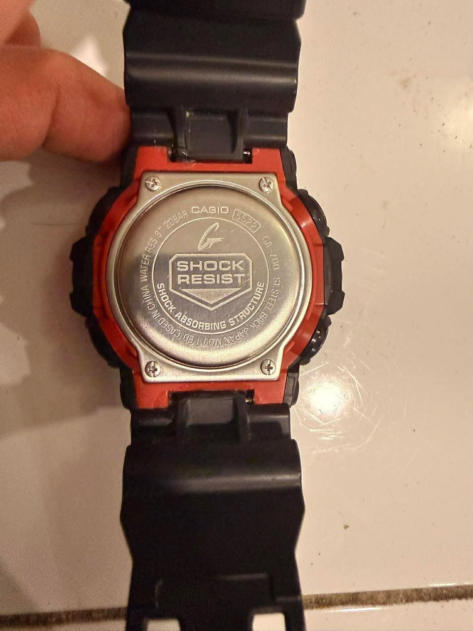 كاسيو جي شوك اصلي دبل تايم مكينه ياباني مكفوله من التصليح
سعر١٠٠ الف
عنواني بغداد 
***********
