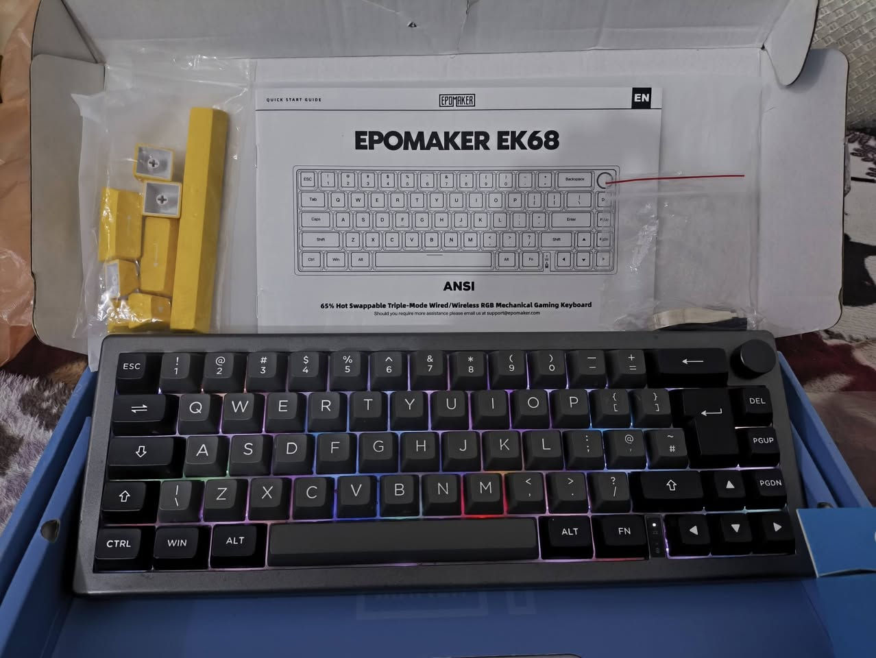 شباب توصيل مجاني على اول تم ابيع كلشي علي تخفيض 👇🏻👇🏻👇🏻 
جوستكات الثنين ب63مع توصيل 
الجوستك الابيض ب48مع توصيل 
النشره خلف الشاشه ب23مع توصيل 
النشره السمائيه 20متره ب28مع توصيل
الكيبورد EK68. ب68مع توصيل
الماوس ب13مع توصيل 
الكيبورد والماوس الاسود 38مع توصيل


**إذا كنت صاحب هذا الإعلان وتريد حذفه لأي سبب، رجاءا أرسل رسالة إلى الدعم الفني**