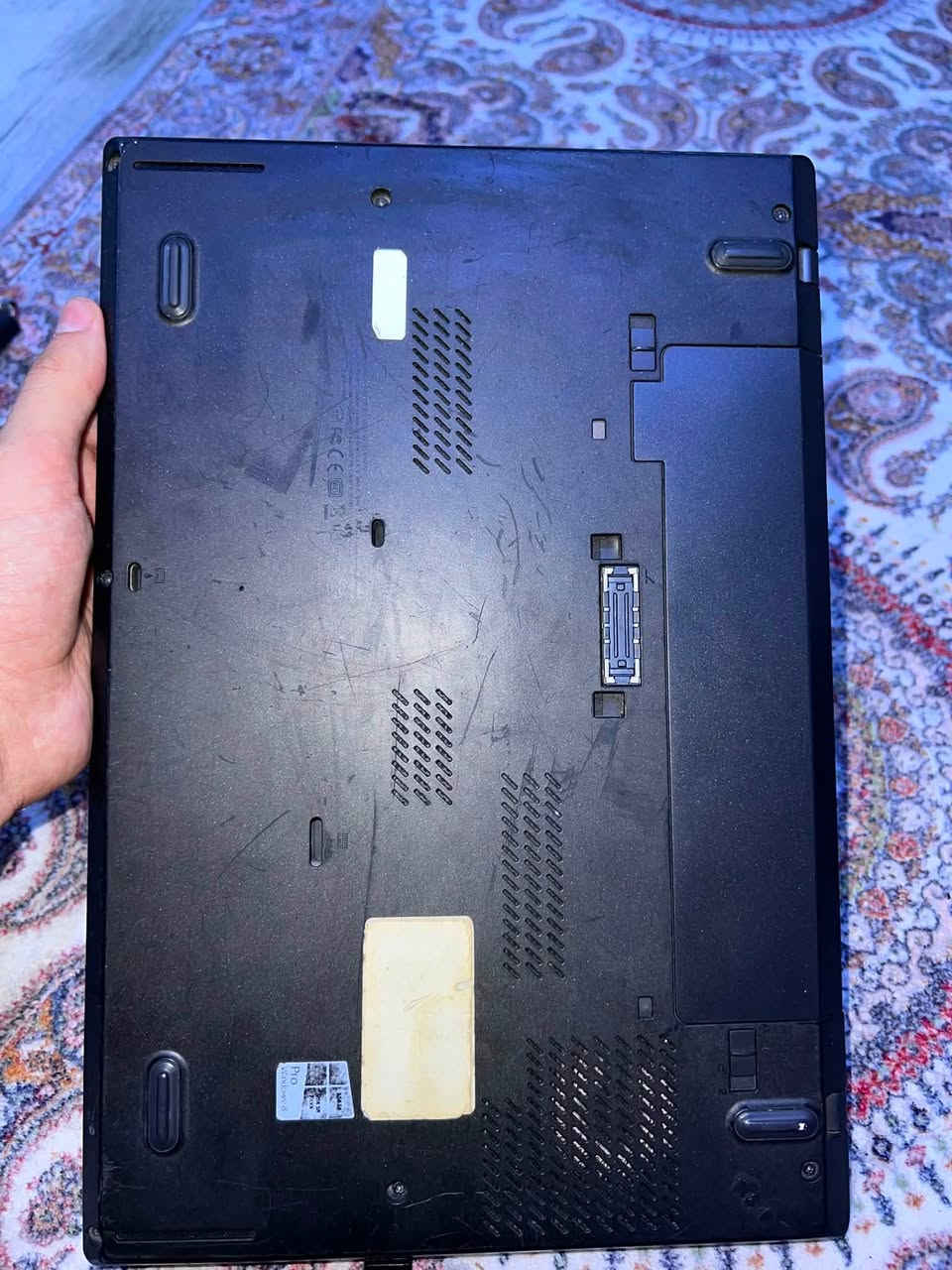 Lenovo
ThinkPad T440 :الموديل
المعالج: اIntel Core i7-4600 (الجيل الرابع)
ماركة المعالج: Intel
سرعة المعالج: 2.10GHZ (تصل إلى 3.30GHZ مع
(Turbo Boost
8GB DDR3 :الرام
SSD 240GB :التخزين
Intel HD Graphics 4400 :كرت الشاشة
حجم الشاشة: 14 إنش
دقة الشاشة: (HD (1366x768
Windows 10 Pro 64-bit :نظام التشغيل
Wi-Fi Bluetooth :الاتصالات
المنافذ: USB 3.O، VGA، Mini Displayport، LAN، قارئ
SD Card
الكاميرا: مدمجة
الميكروفون: مدمج
ملاحظة: يوجد خط أفقي رفيع في الشاشة


**إذا كنت صاحب هذا الإعلان وتريد حذفه لأي سبب، رجاءا أرسل رسالة إلى الدعم الفني**