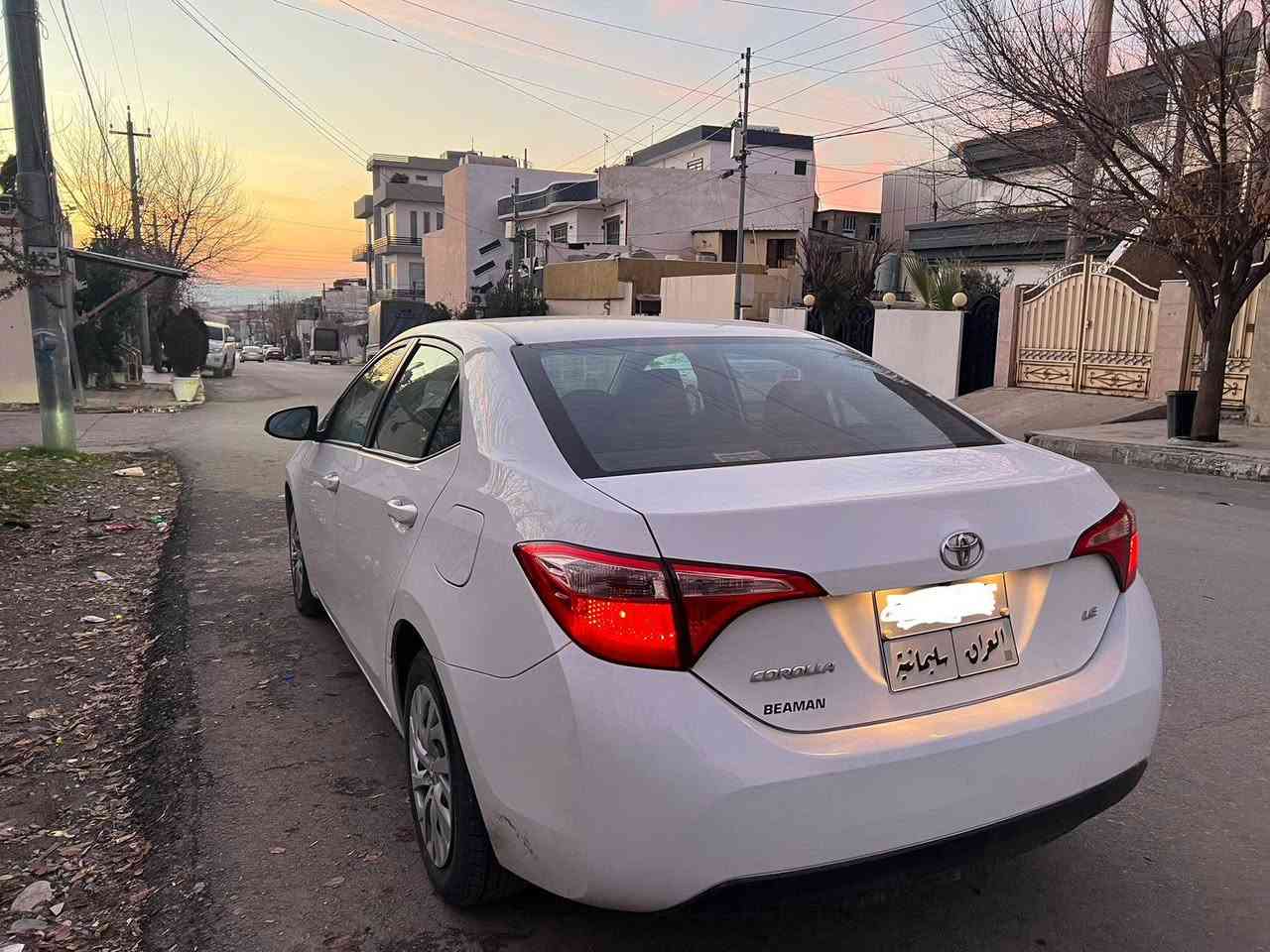 تۆیۆتا کرۆلا 2019 Le
تەنها  80 هەزار مایل ڕۆشتوە
 سەنەوی تازەیە
سەيارەكه زور پاک و جوانه 
بى كيشەيه بى مەسرەفه 
گير و مەكينه به شەر
ت بى كرانەوه بى عەيب
پێش و پشتی کەپسە

سعر : لە کۆمێنت داوای بکە ڕاستەوخۆ بۆت دێت 🤖 

درگاو چەمەلەغێکی گۆراوە
 دووپارچه و نیوی  پەمپی ئەمریکای  هەيه
 بى ناو بى ئيرباك بەشەرت 
هیچ کێشەیەکی تێدا نییە

ژمارەی خاوەنەکەی 
***********
***********
