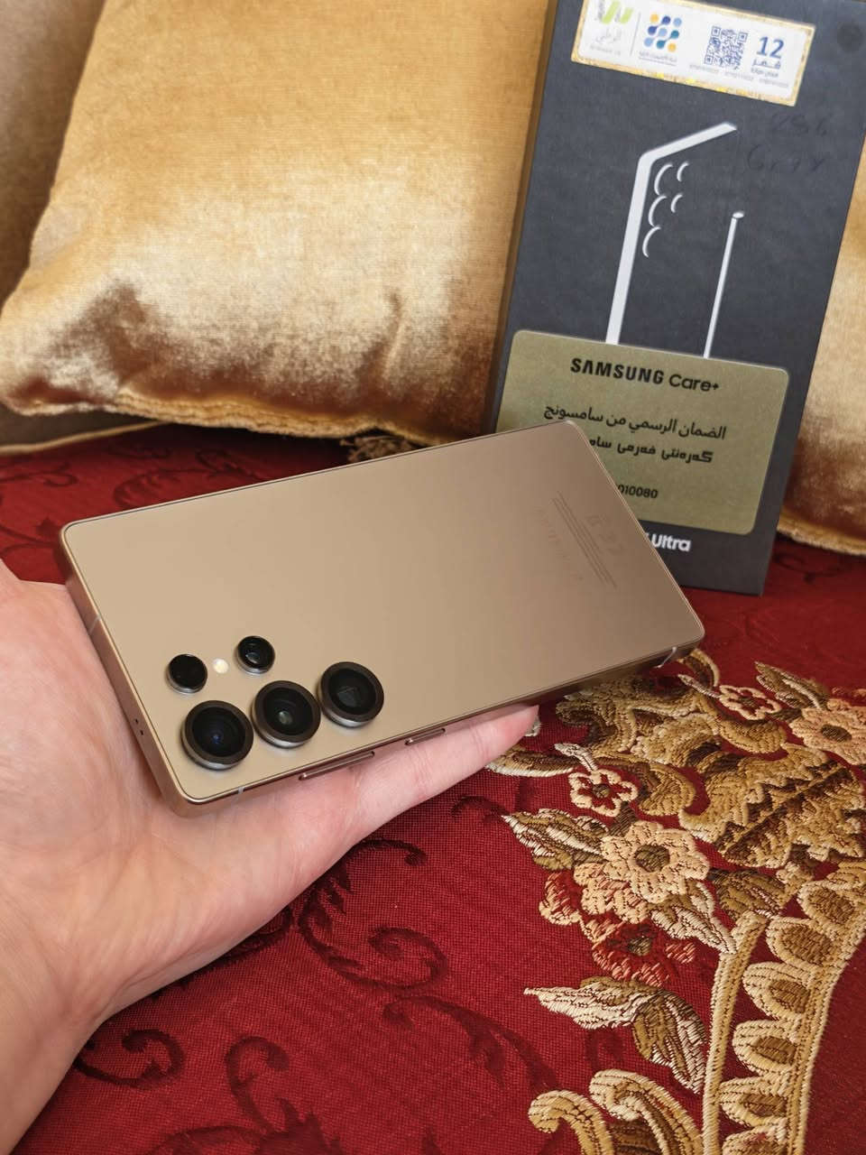 سلام عليكم للبيع أو مراوس إس 25 الترا وكالة كارت ضمان الجهاز مكفول وجديد ملحقات كامل شرق اوسط ذاكرة 256 لون مميز نظافه 100% السعر 1150 مكاني كربلاء للتواصل على الرقم ***********
