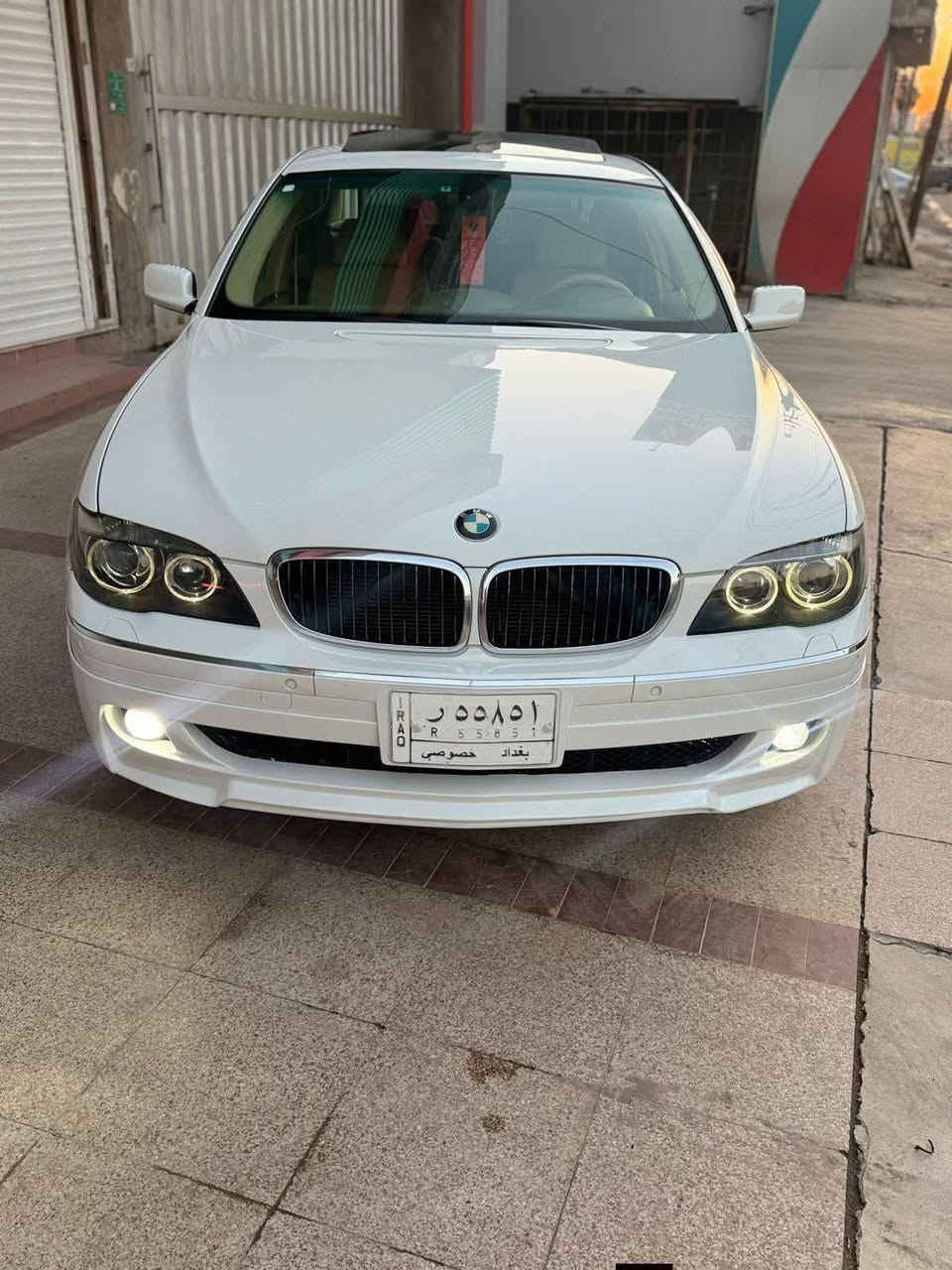 بي ام باخره حجم 750 تنفس طبيعي
 نوزل قصير داخل عسلي 
جلد كهرباء كشنات تتفئه تبريد 
باب قصير لمرغوب سياره جديده وجاهزه اي نقص مابيه 
موديل سياره اصل 2006 مسجله 2004 سياره كفاله 
بيه قطعتين كلير فقط 
موصفات سياره خمس 
بردات بوب شفط شاشه 
كار بلي شادله نضام حديث 
صدر امامي وخلفي شرط 
محرك كير تخم تاير جديد 
كوري ويل كب اصلي حاويه 
تحكم جهتين شفتات ستيرن 
صاج ملكي عليه ادامه كامله 
منضومت زينون اصليه عليه 
لحيه دعاميه اماميه M

للطيبين وسوك كلشي بيه 
بيع او مراوس حسب القناعه 
مكاني بغداد الدورة الاستفسار
 اكثر هاذا رقمي ***********
