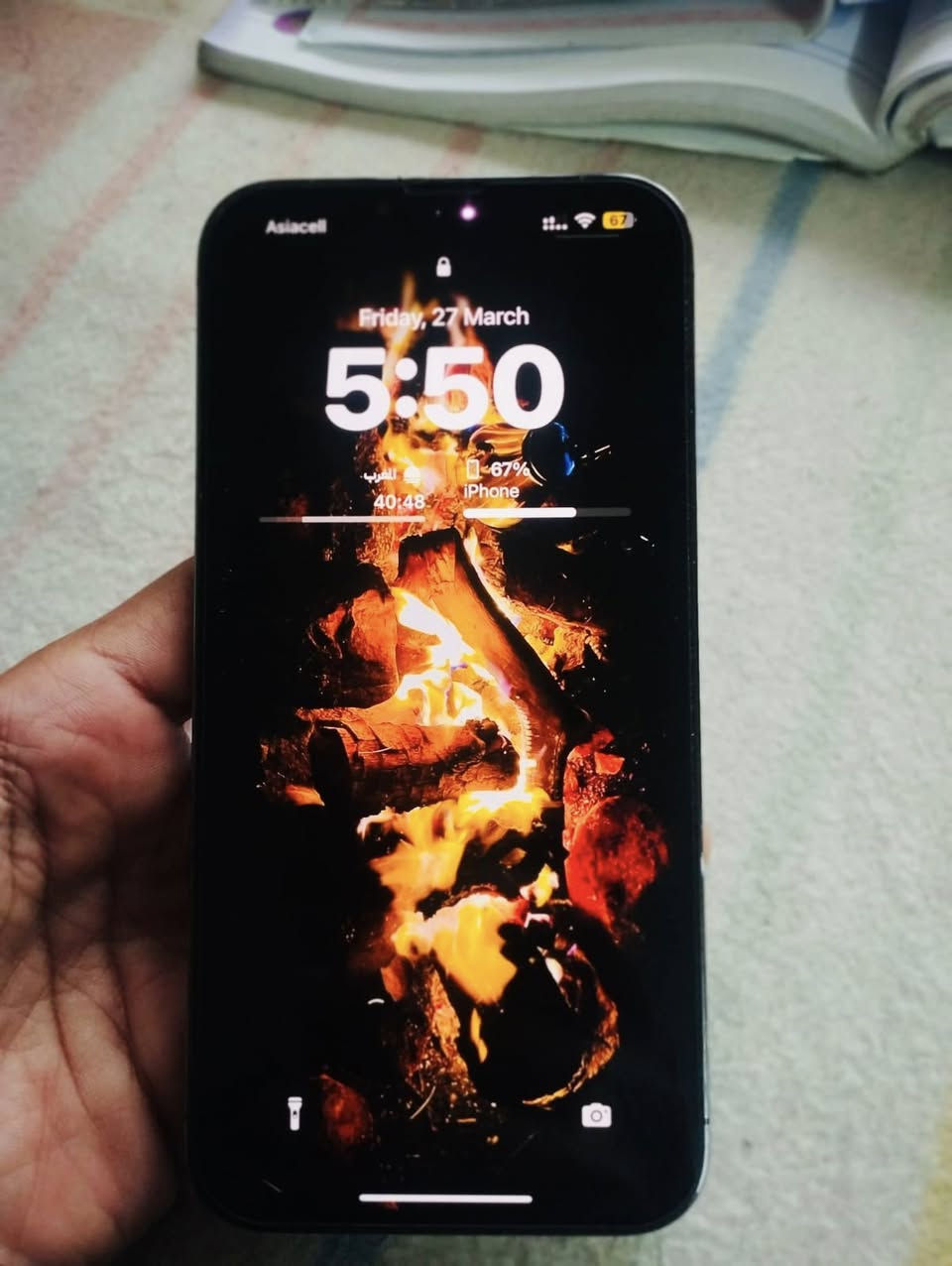 iPhone 13 Pro Max
الذاكرة 256
البطارية 96%
الجهاز نظيف جدا كل شي ما مبدل
شرط الفحص 
مكاني الموصل بالأيسر


**إذا كنت صاحب هذا الإعلان وتريد حذفه لأي سبب، رجاءا أرسل رسالة إلى الدعم الفني**