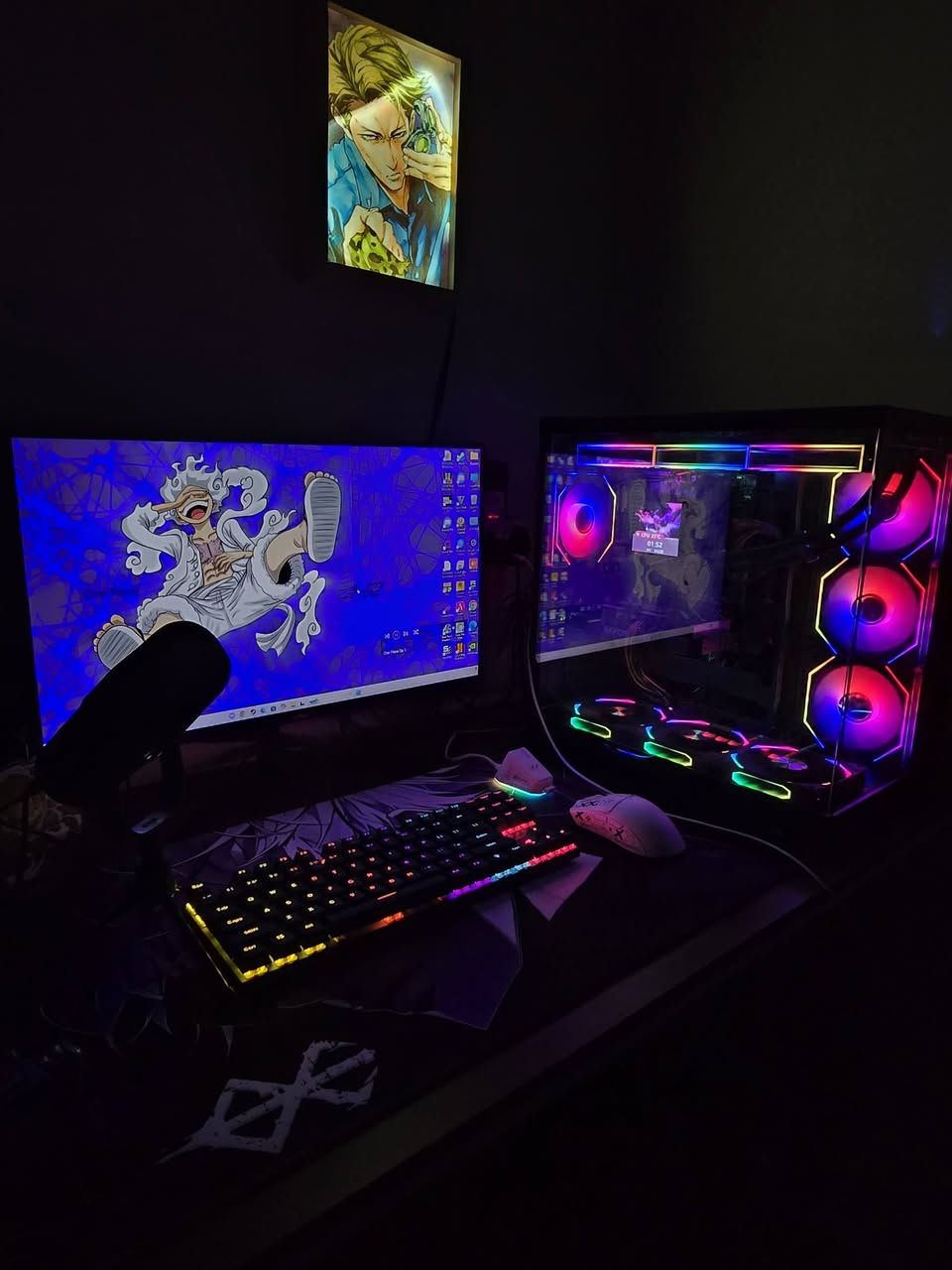 تجميعه للبيع المواصفات
GPU RTX 3050 GALAX DUAL 2 FAN RGB مثل ماموضع بالصوره 
CPU RYZEN 5 3600 Tray يكون بقوة I5 10400F 
Motherboard B450 HDV ASROCK FOR 3RD GEN RYZEN
RAM BLACKWOLF 2*8 16gb 3200mhz
Storage SSD 128GB Sata
HDD Seagate 1 TB 7200RPM
M.2 512G
Power Supply Xigmatek X-power 700W 80Plus
CASE LOVINGCOOL LC- MJ360 BLACK
7 FAN RGB 
Windows 11 pro
شاشه 

‏Monitor aldhua
75hz 
Ips 
24 inch 
1 ms
مبرد مائي من Thermal Cooler Peerless Vision 360 RGB (Black)
الملحقات ماوس كيبورد مايك كاميرا سماعه هايبر اكس ماوس باد جوستك يوبي اس 1500
السعر خاص


**إذا كنت صاحب هذا الإعلان وتريد حذفه لأي سبب، رجاءا أرسل رسالة إلى الدعم الفني**