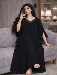⁨	⁨ ⁨ ⁨ ⁨ دشداشه فانيله قطن الاصلي طويلة كلوش 🖤🐆 ‏‎القياسات :  4X .5X ...