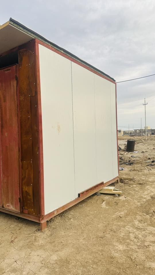 محل كرفان شاصي ثقيل شلمان 3*4 ارضية اصليه مقاومة للرطوبة جديد وباب تكمه اصلي سعر مليون و300 وبي مجال وحتى التوصيل بالنص ***********
