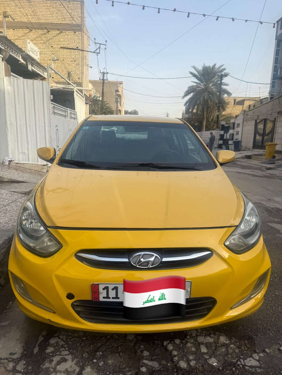 🚘 للبيع – هونداي اكسنت 2015 | امريكي
📍 الموقع: بغداد – البلديات
📑 الرقم: بغداد - باسمي 
⚙️ المحرك: GDI – اتوماتيك

---

🌟حادث امريكا:
جاملغ امامي ايسر وراجع نفسه وجاملغ خلفي وكذالك راجع نفسه بدون تبديل ✅

ايرباك ستيرن + ايرباك دشبول طاك ✅

——

✨ المواصفات:

اللون: اصفر

كير مكينة مكفولات ✅

نقص صدر + اذان مال مكينه ✅

تدفئة تبريد كهربائيات مابيه نقص✅

كامرة شاشة ✅

مدوشم الكشنات والارضية جلد  ✅

ماشية السيارة (166) الف ميل ✅

---

💰 السعر: 90$ وبيه مجال
📞 للتواصل:***********
