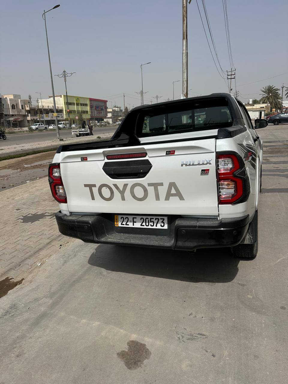 للبيع تيوتا هايلوكس موديل 23 كفالة
فقط بارد بسيط موضح بسونار داخل المنشور 

مواصفات GR

بصمة تشغيل

شاشة كامرة

فور ويل

معروفه مواصفات ال GR

ماشية 33 وقابل للزيادة

كير مكينه مكفولات تبريد ثلج حداديه صدر جديد تخم تاير جديد ترايها بعدها زيرو بدون اي نقص السعر 368 اوبيها مجال بسيط للشراي مكاني ديالى بعقوبة للستفسار أتصال ع الرقم ***********

***********
