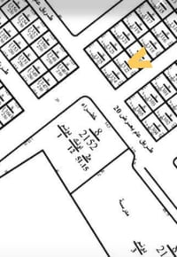 قطعه طابو صرف مساحه 250 متر رقم القطعه 8/1322 كما مبين ف الصوره قطعه ب...