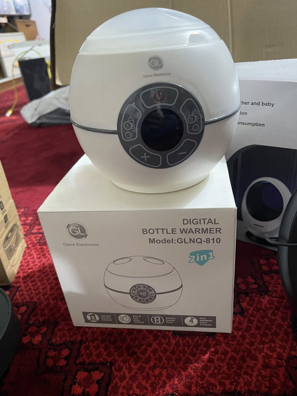 سلام. عليكم الله. مصلي. علا محمد. والي. محمد. 

شلعه امزون.   تحتوي.  علا. 5 قطع. قطع كله. جديده وشرط شغل. تحتوي. علا
1 صأقه حشرات 🐜 
2 بنكه عموديه 
3 مدفأه وتعقيم. ممات الاطفال. ماركه. GL 
4 منفيه.  هواء. دخل. سياره. 
5 مصابيح عدد 3 قطع. 
كل هاي.🤍 بسعر. 25 ألف. 🤍 بس. 
يتوفر. خدمه. 🚚 توصيل. جميع محافضات العراق.
استفسار ***********
