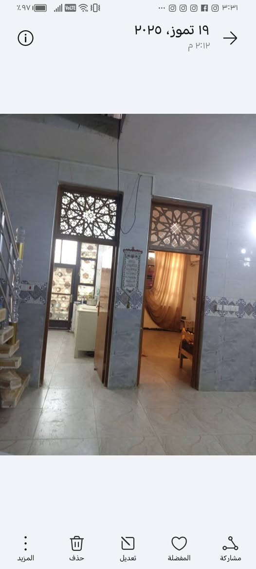 البيت للايجار شارع ٨٠ قرب المحطه الجديده أضواء الحله خامس فرع باب الخروج مال المحطه للإستفسار الاتصال على الرقم ***********
