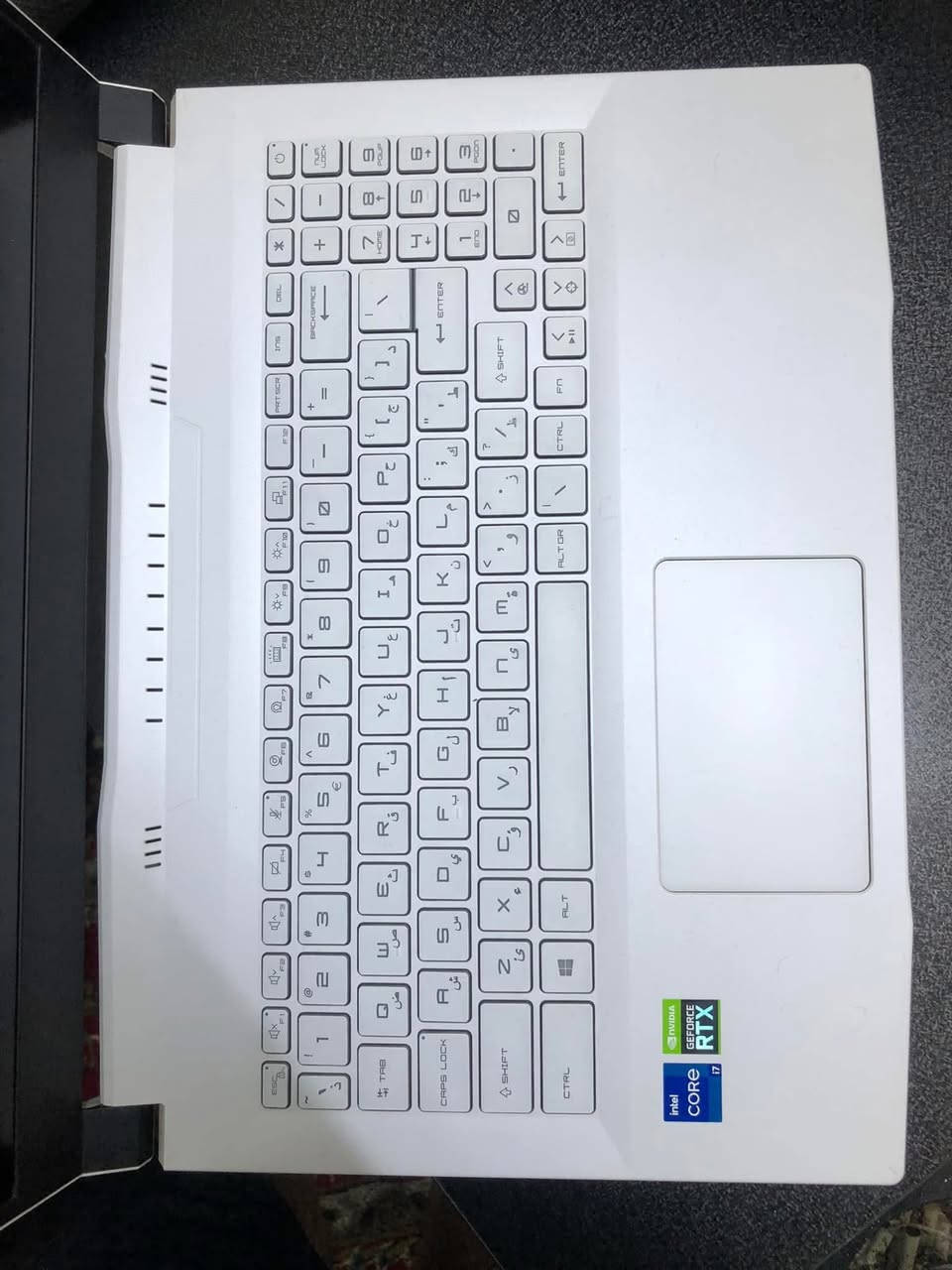 ‎السلام عليكم لابتوب msi sword 15 للبيع المواصفات 
‏Cpu: intel core i7 gen 11H 
‏Ram: 16 GB 3200 DDR 4
‏Hard: 512 ssd pcle Nvme m.2
‏Gpu: GeForce RTX 3050ti GDDR 6
‏Display: full HD 144Hz ips-level panel (15.6)
‏High-Resolution audio 
‏Windows 11 home
‏‎اللابتوب كولش نظيفه شخط مابيهه موضحه كامل المواصفات والمنافذ بالصور رايدهه ب (مليون و100) مكاني المحموديه 
‏‎رقمي ***********
