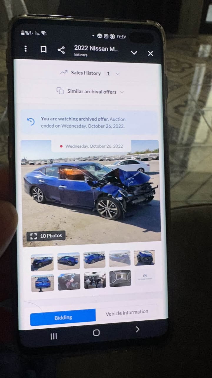 للبيع نيسان مكسيما موديل 22 فول موصفات عدا فتحه فقط جاهزه خير من لله بسمي مباشر. السعر 160 ورقه بيها مجال عنوان ديالى. ***********

