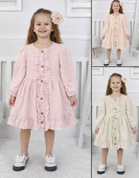 فستان بناتي • ٦-١٠ سنوات • تيليجرام