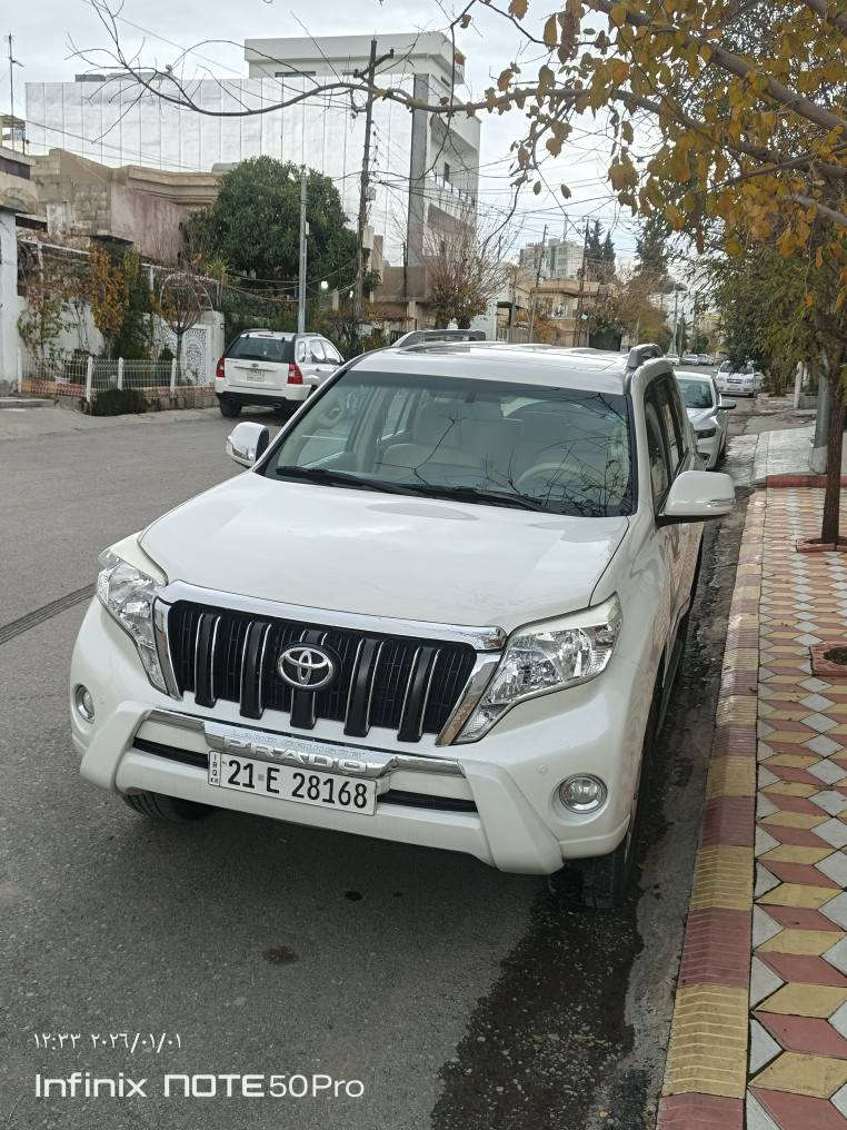 تويوتابرادو GX.R موديل 2016 ٦بستؤن ناوزه رد كوشن كاره بايى سلايد سه لاجه ٨ئيرباك ١٥٨كم رؤشتوه سنويتا٢٠٢٩تازه يه تاقم تايه تازه ژ .ت/*********** السليمانية, العراق
