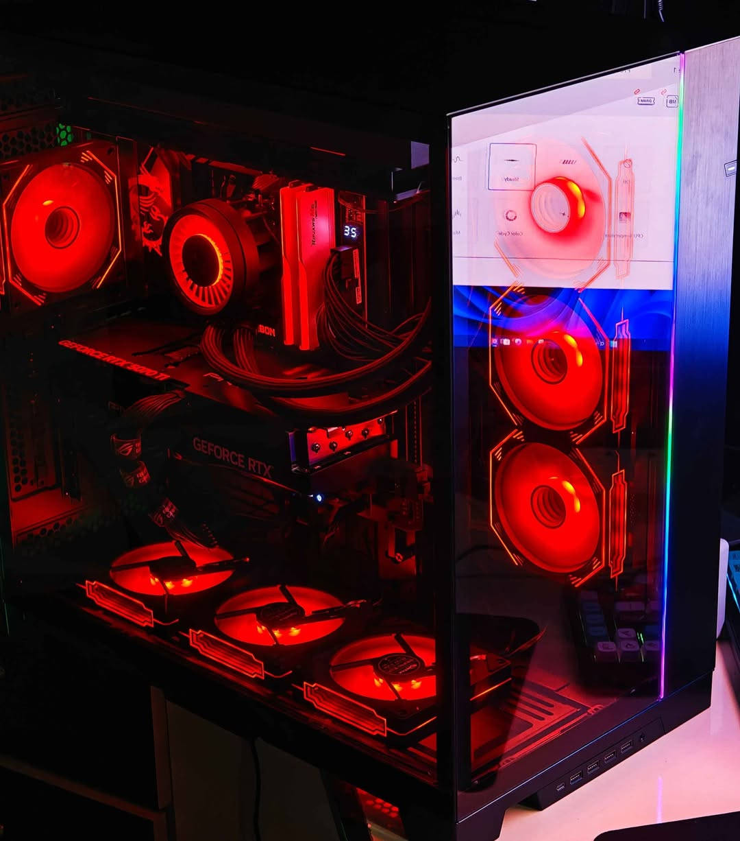 قطع للبيع ( اسعار قفل ) ( استخدام ساعات)
......

M.B / MSI MAG X870E CARBON WIFI 

جديد  825 سعر البيع 650

CPU / RYZEN 9 9950X BOX

جديد 825 سعر البيع 650

RAM / DDR5 (64GB) 32*2 6000 MHZ GSKill EXPO @ XMP 

جديد 1,250 سعر بيع 900

PSU /  ASUS ROG STRUX (PLATINUM) 1200W FULL

جديد 540 سعر بيع 400

CASE / LIAN LI ( O11 dynamic EVO XL ) 

جديد 280 سعر بيع 200

Fans l 7 FAND ARGB شادله 

سعر الوحدة 10

وصولات الضمان والكراتين موجودة  

ديالى/ بلدروز      توصيل موجود بلاد رز, ديالى


**إذا كنت صاحب هذا الإعلان وتريد حذفه لأي سبب، رجاءا أرسل رسالة إلى الدعم الفني**