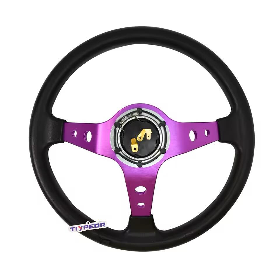 بناءً على الملصق الموجود في الصورة، هذا المنتج هو عجلة قيادة رياضية (Performance Steering Wheel) بقطر 350 مم وتصميم "Deep Dish" (مقعر العمق)، وهي مخصصة للسيارات الرياضية بنمطJDM.

إليك التفاصيل التقنية والبيانات المستخلصة من الملصق:
مواصفات المنتج
اسم المنتج: Performance Steering Wheel 350mm Deep Dish 6 Bolt For JDM Sport Racing Steering Wheel.


**إذا كنت صاحب هذا الإعلان وتريد حذفه لأي سبب، رجاءا أرسل رسالة إلى الدعم الفني**