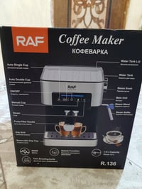 للبيع  مكينة قهوة اسبريسو ماركة raf ستيم بخار سنكل شوت دبل شوت كامل مل...