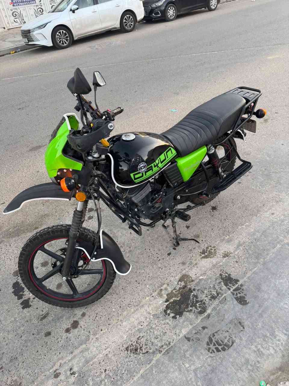 سلام عليكم دراجة دايوان جبلي 2026  ما ماشية نضيفة برغي ما مفتوح بيهة  رقم إنكليزي دراجة بسمي ثاني يوم احولك السعر مليونين و اربعمية 
مكاني حي الجهاد
***********
