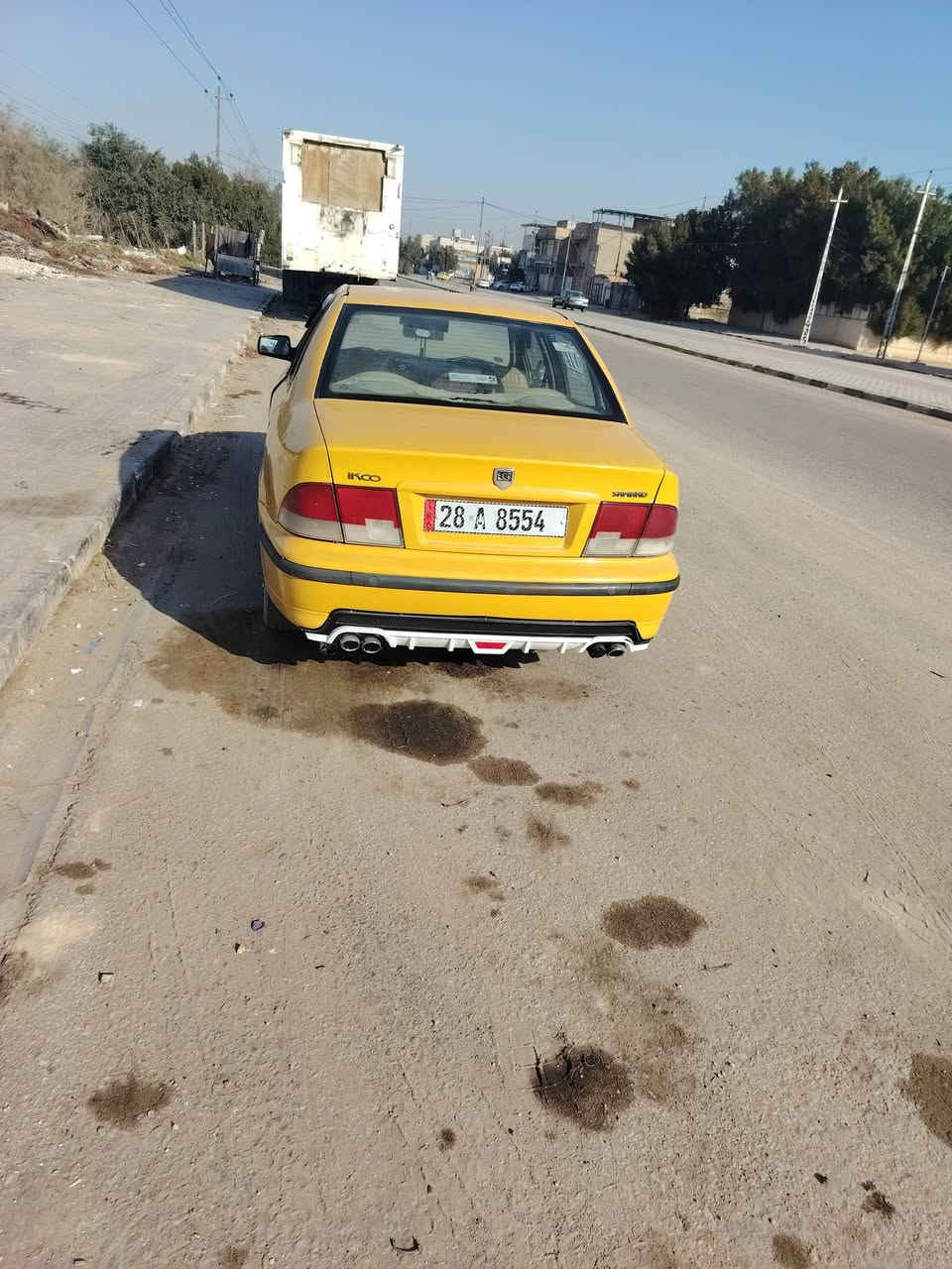 السلام عليكم،، سمند للبيع موديل 11 باسمي، مصفره هيئه وغرامات سنويه ما ساقطه لل 27 وهزه لل 27 سياره جاهزه جير ماكينه بالكرتون عنوان النجف سعر 38 وبيها مجال قليل ***********
