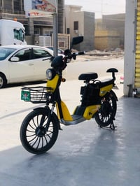 دراجه حجم20شحن كامله مكمله باتريات جدد لوك بلباكيت تمشي35كيلو سعرها300...