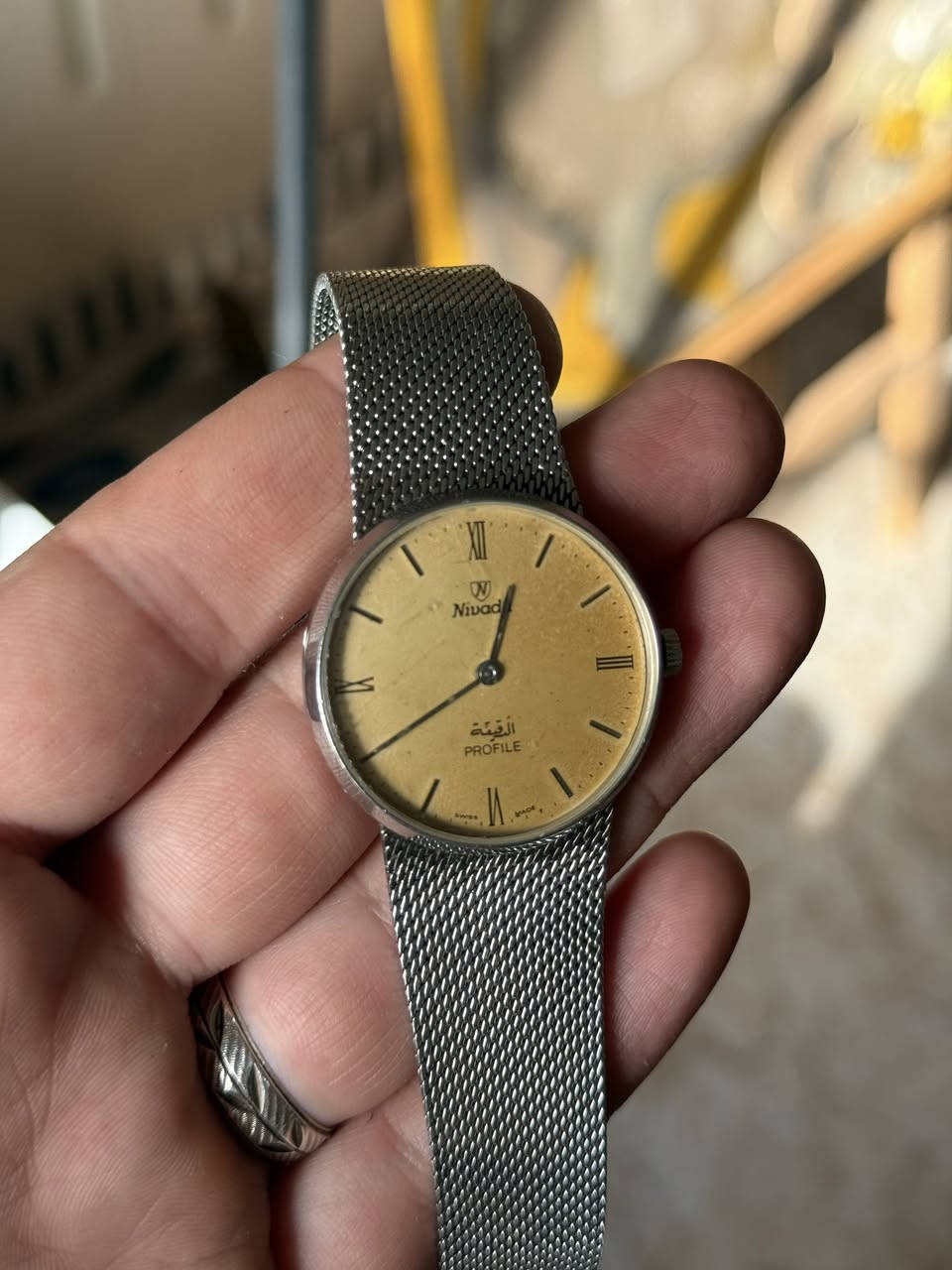 ساعه نيفادا سويسري اصلي الدقيقه
سير حصير

قطرها 33

نصب تكويك

نضام ميلين

ملاحظه مينه بيها اثار قدم

سعرها 140 الف


**إذا كنت صاحب هذا الإعلان وتريد حذفه لأي سبب، رجاءا أرسل رسالة إلى الدعم الفني**