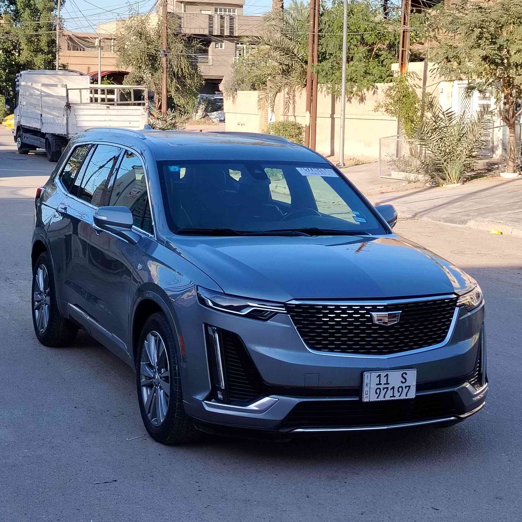 السلام عليكم
كاديلاك XT6  موديل 2023  وارد امريكي 
رقم بغداد النكليزي الجديد بسمي 
سنويه ل2031
فول مواصفات 
7راكب
بصمه تشغيل+بيبان 
كشنات جلد كهربائي
رادار امامي خلفي
بانوراما 
مودات قيادة 
سياقه اليه
تحذير هزار بل كشن السائق
جنطه كهرباء 
مكينه 6سلندر 3.6
مكان السياره بغداد المشتل (240) بيع او مراوس
لستفسار اتصال على الرقم ***********
