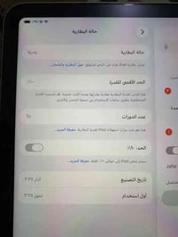 ايباد 11(A16) ذاكره 128 بطاريه 100 السعر 400 مكاني بغداد 07762341859