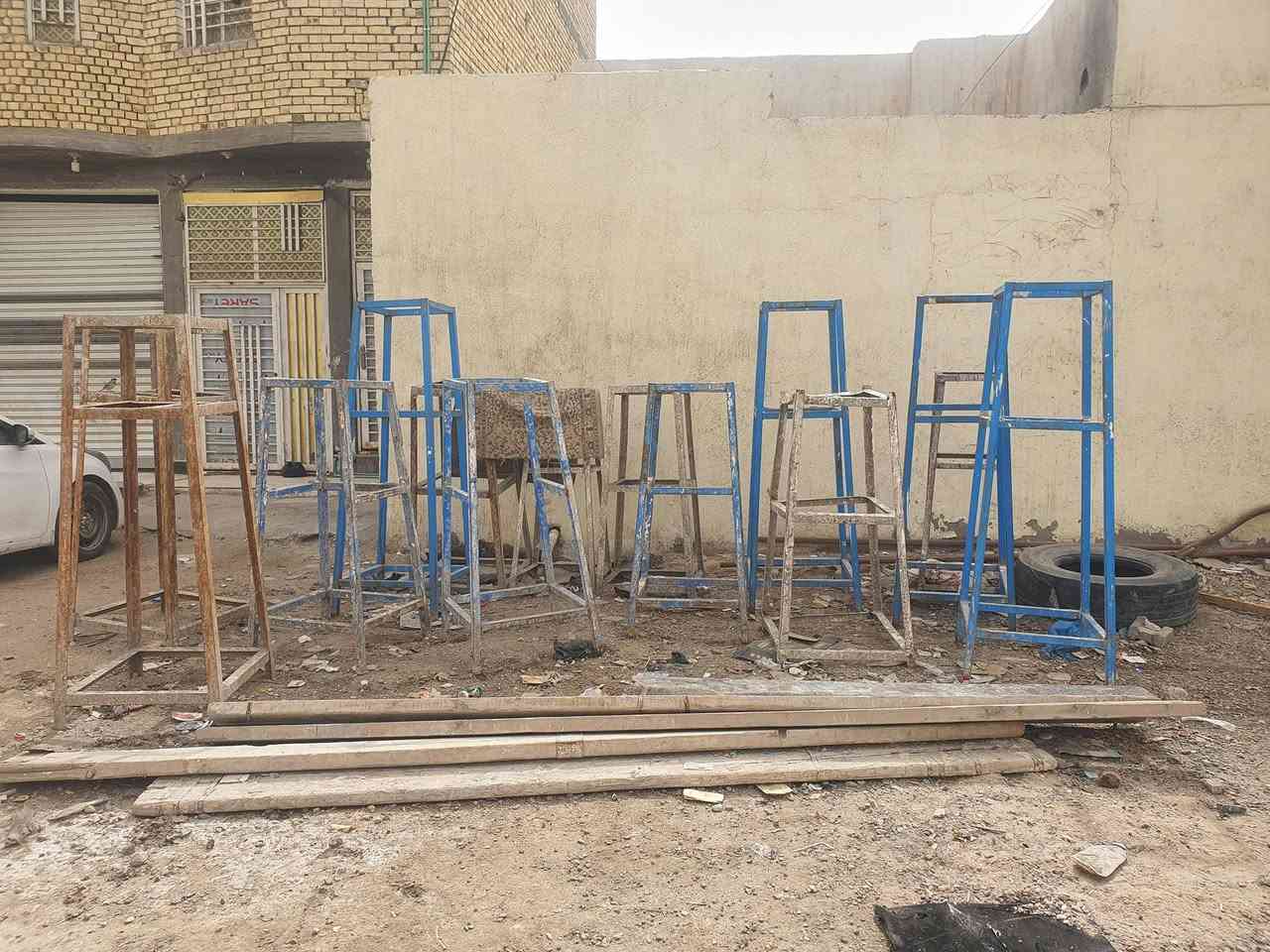 سكلات للبيع 
دراب ابو الاربعه العدد اربعه٤+  حديده مترتين العدد ١
برج طول مترتين العدد سته٦
برج طول متر ونص العدد ثمانيه٨
الاتصال على هذا الرقم***********
