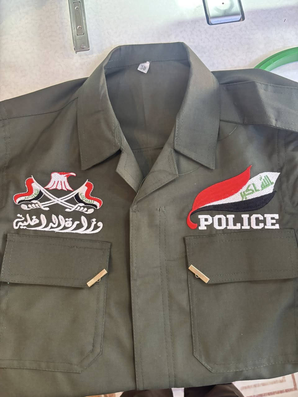 تطريز  الاسماء والرتب العسكرية                                                       طباعة الارقام ع الدريس الرياضي                                                        العنوان / حي الشهداء شارع النادي مقابل مدرسة الصناعة ***********
