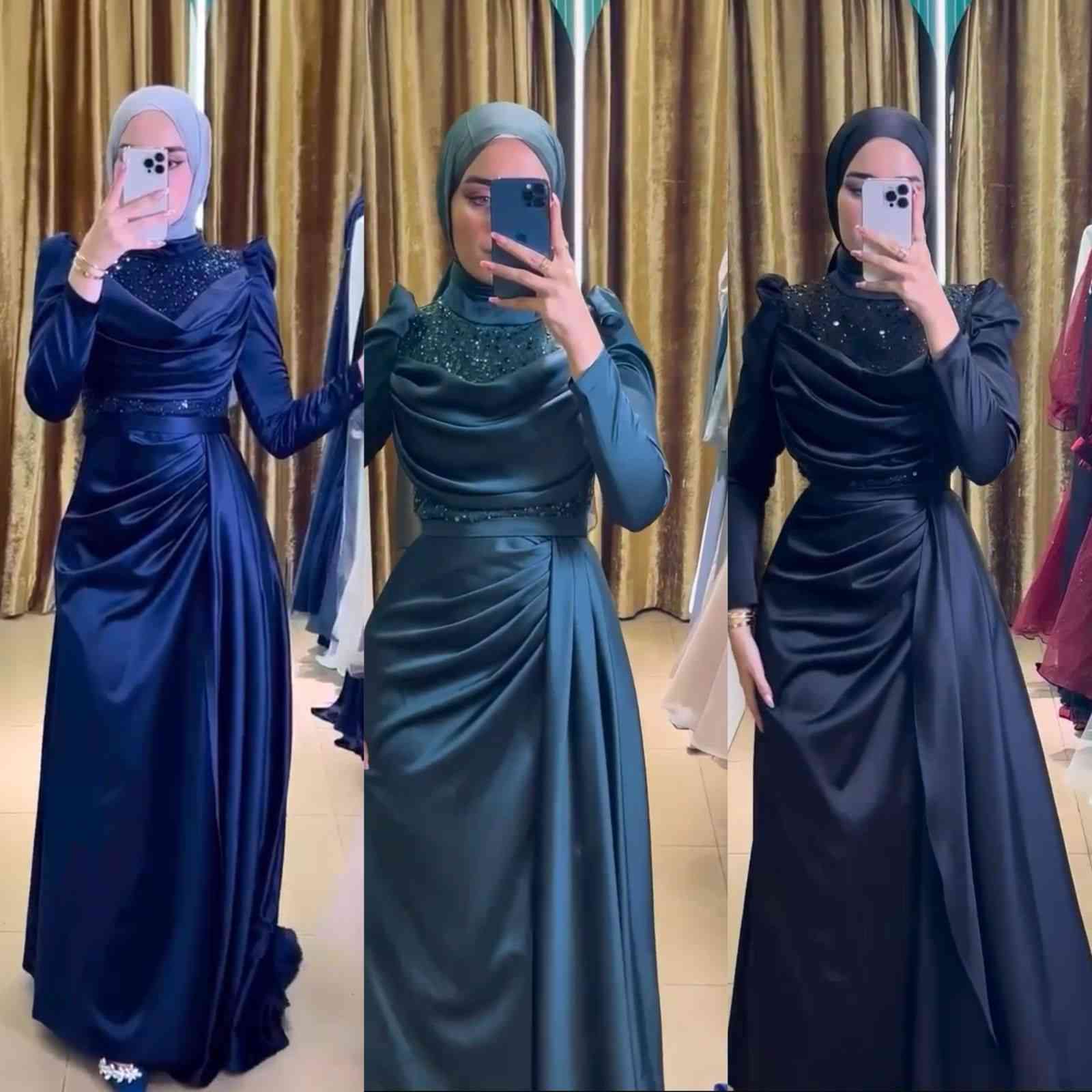 جملة جملة فقط 
فستان سهره تركي للمحجبات 
قياسات من 38 الى 46
السعررر 35
توصيل بغداد 5
محافظات 6

للحجز والاستفسار على رقم 

الواتس اب ***********
