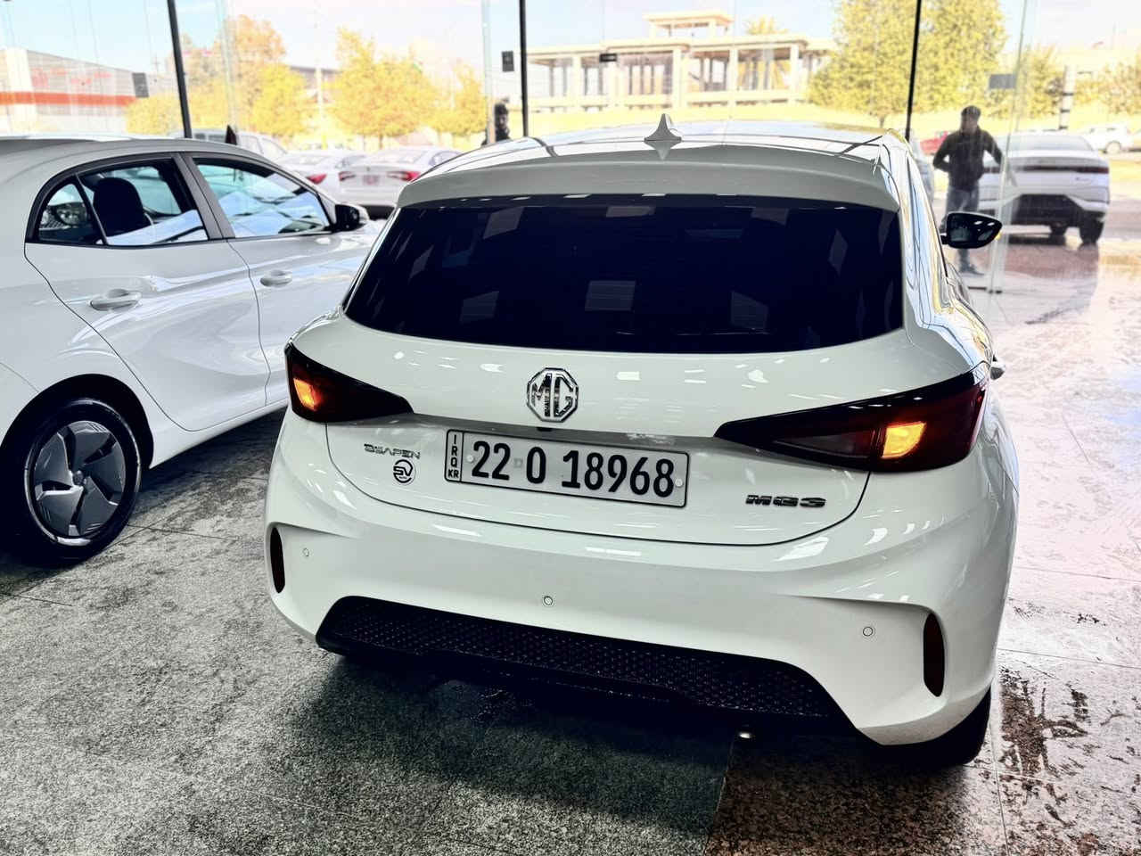 ئێم جی MG3 2025  ٦ ساڵ زەمان
سعری 108$ ورقة. 6هەزارڕۆیشتووە.
هیج هیجی نیه‌ وه‌ك سفر وایه‌
مواصفات.شاشەوکامێرا.ڤۆلیۆم.حساس
ئاوێنە ئیشارەت بلوتوس.گێچ ئەلکترۆنی
مکان   اربیل. معرض توب كارس شارع ١٠٠
موبايل  ***********
