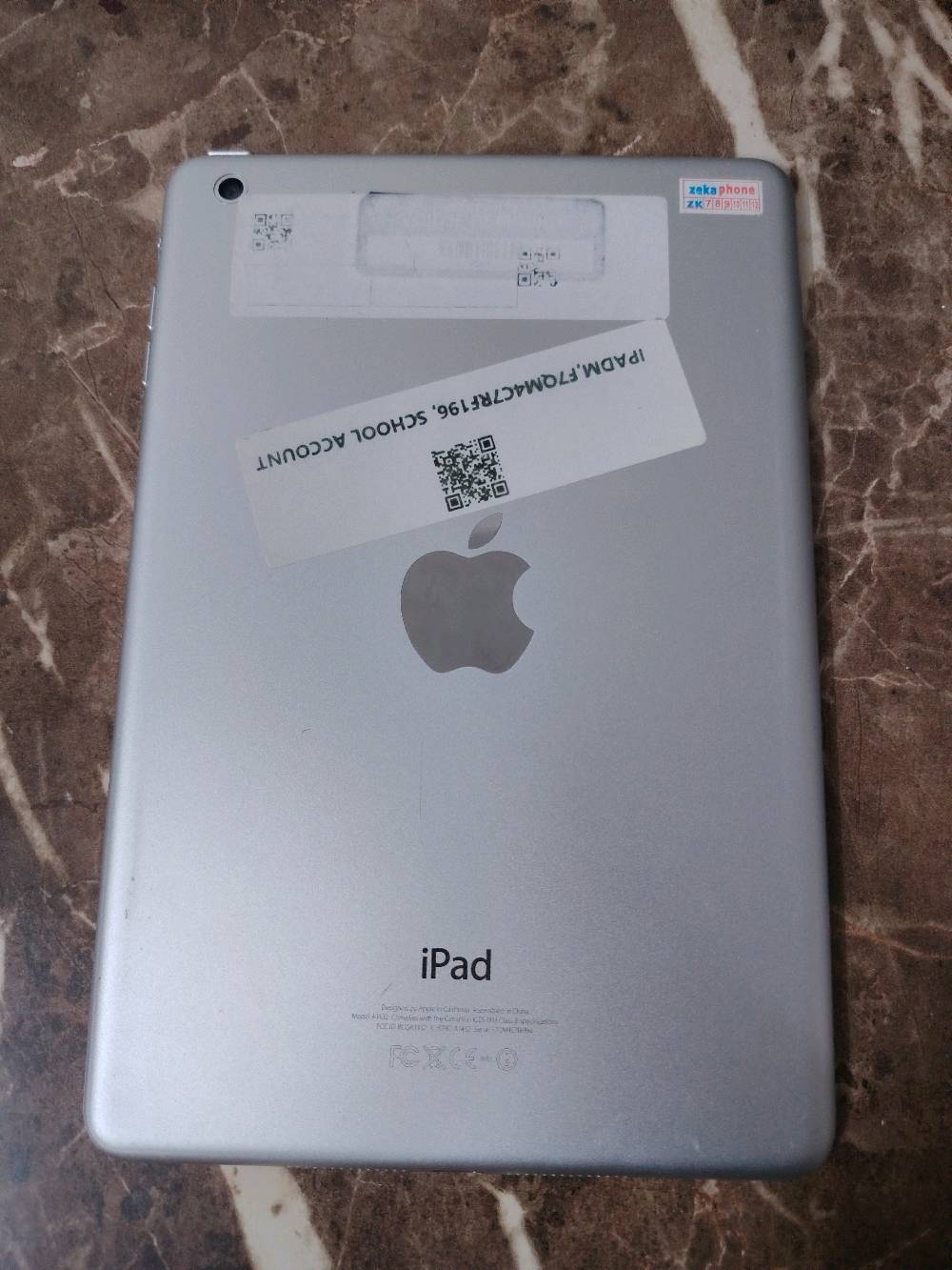 Apple iPad Mini16GB
ايباد ابل مني الذاكره 16 تحديثه متوقف يشغل يوتيوب من المتصفح والعاب اطفال فقط شحنه يخبل وياه كيبل فقط وشاحنته رفيعه السعر 50 الف ابيعلك فحم بس هوا الجهاز شغال سعر الجهاز 50 الف دينار لاغيرها العنوان بغداد الطوبچي