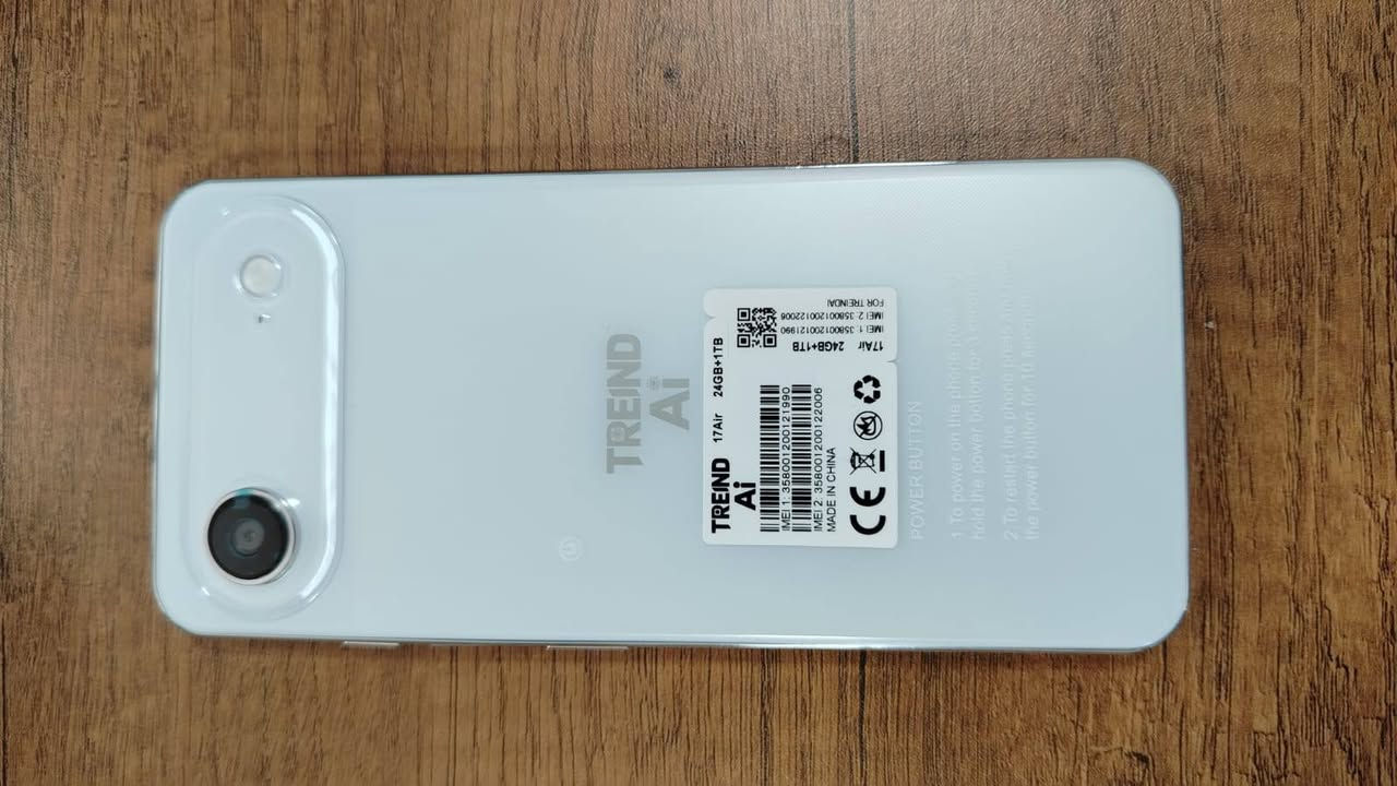 جهاز   TREIND Ai 17 Air
جهاز جديد ما مستخدم 

✔️مميزات الجهاز ✔️

✔️ ذاكره 1تيرا 

✔️ رام 24 

✔️ بطاريه 5000mAh³

✔️ شاشه 6.6inch

✔️ كفر حمايه 

✔️ لاصق شاشه 

✔️ كيبل شحن 

💯💯 ملاحظه.. الجهاز مدعوم بالذكاء الاصطناعي Ai يعني يسهل عليك الاستخدام بنسبه 100/100 

الجهاز مقارب كلش لنظام الايفون 

سعره 200 الف وبي مجال 💰💵 

للتواصل خاص او ع الواتس ***********
