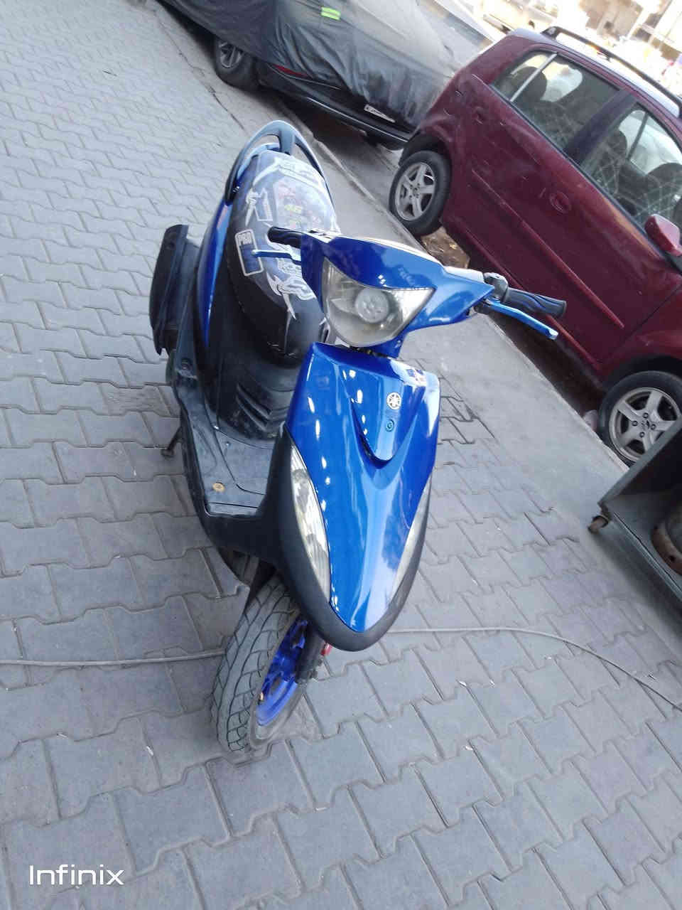 السلام عليكم
دراجه ماكس عدله للبيع 

مكينه بلاديه ٤٩ 

الدراجه خير من الله 

بيها قطر+بيها قبق هندر+ يدات توبو+ 

وبعد بيها هواي شغلات حلوه 

( مكان الدراجه الطوبجي شارع ١٤رمضان***********
450بيها مجال
