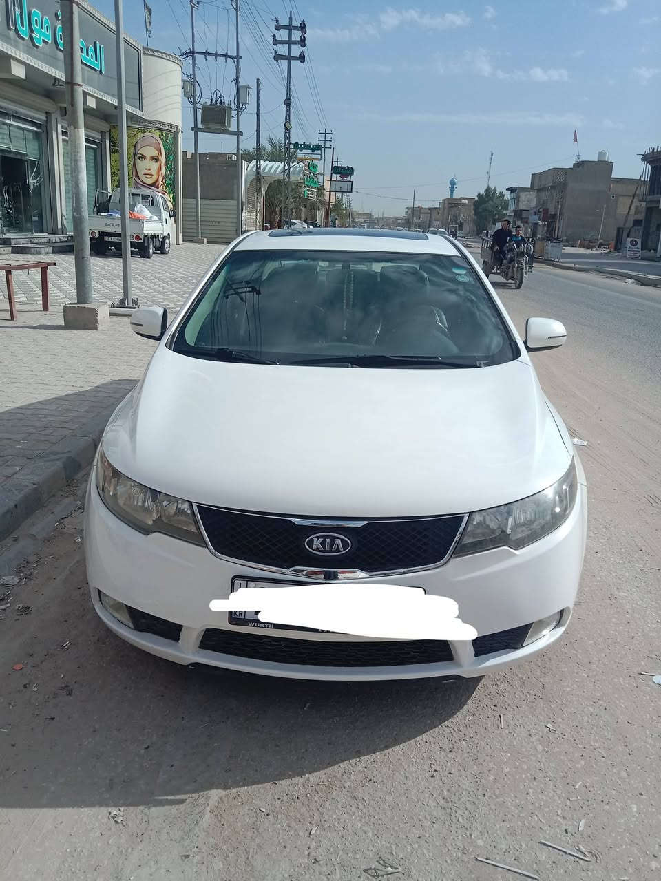 سلام عليكم كيا سيراتو موديل 2012 رقم اربيل انكليزي فول مواصفات عده البصمه بيها بارد بجاملغ المكان نجف السعر 110 وبيه مجال شي بسيط
الرقم ***********
