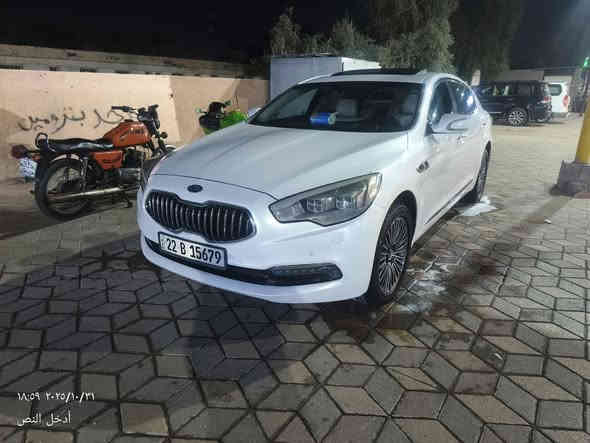 كيا كوريس 2013 خليجي فئه اولى
محرك 3800 V6
گير 8 نمر كوبرا
اللون ابيض صدفي
كل الابواب شفط 
الجنطه شفط
بصمه اربع ابواب
ستيرن كهرباء متحرك
ذاكره خزن كشن السائق والستيرن
دبل جام لعزل الصوت والحراره
رادار كل الجهات مع تحذير المنطقه العمياء 
لايتات لد ١٦ عدسه زنون ومتحرك 
زراك لايت
اكياس هواء كهرباء للراحه في كشن السائق والكشنات الخلفيه
بروجكترات لد 
كشنات جلد (النابا) افخم انواع الجلود لون بيجي
جكات تصعد وتنزل السياره
مري شفط وقلاب عالبگ لرؤيه اوضح
مرايات تعتيم للاضاءة العاليه وهيتر 
قماره شامواه فاخر 
كامرات عدد ٤ رؤيه محيطيه 360 درجه والخلفيه دواره مع الستيرن
حساسات امامي خلفي
فتحه سقف
كشنات جلد تدفئه وتبريد امامي خلفي
كشنات كهرباء امامي خلفي
شاشات عدد 3
تحكم ماوس امامي خلفي
الكشنات الخلفيه VIP 
تبريد 3 قطع
حساس مناخ اوتو يتحكم بفتح وغلق الهواء الخارجي حسب نقاوه الجو 
بردات عدد 5 بلاد
ايرباكات عدد 9
سماعات شركه لكسكون 14 سماعه
 دمام عدد ٢ امامي خلفي
تحديد مسار
شاشه عرض معلومات عالجامه الاماميه 
العينه شاشه وامكانيه تغيير شكل العدادات حسب الرغبه
هاند بريك بصمه كهرباء
نضام اوتو هولد
انضمه قياده عدد 4 عادي وايكو وسبورت وثلج
نضام مانع انزلاق ABS
نضام تراكشن كونترول 
نضام حزام امان كهربائي
مثبت سرعه ورادار تفاعلى 
السياره مكفولة عامه رقم اربيل بسمي
السعر 170 ***********
